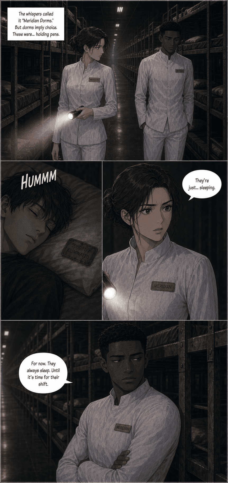 Staff Only, page 1 of 8, Manhwa style