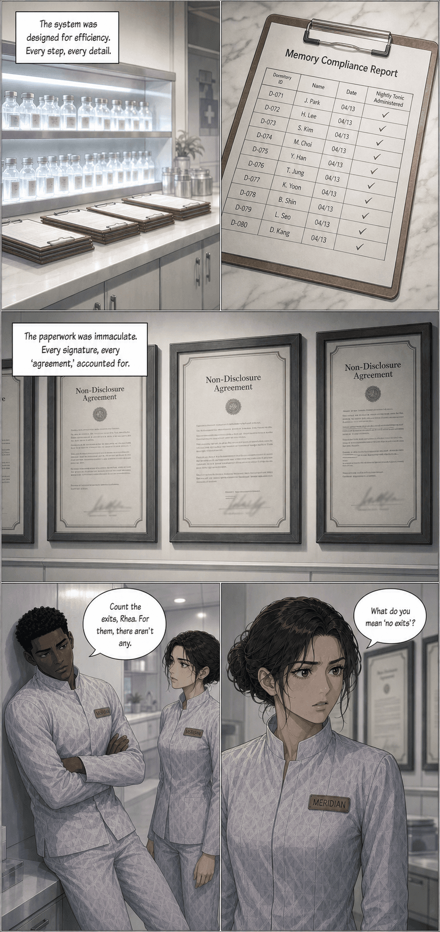 Staff Only, page 2 of 8, Manhwa style