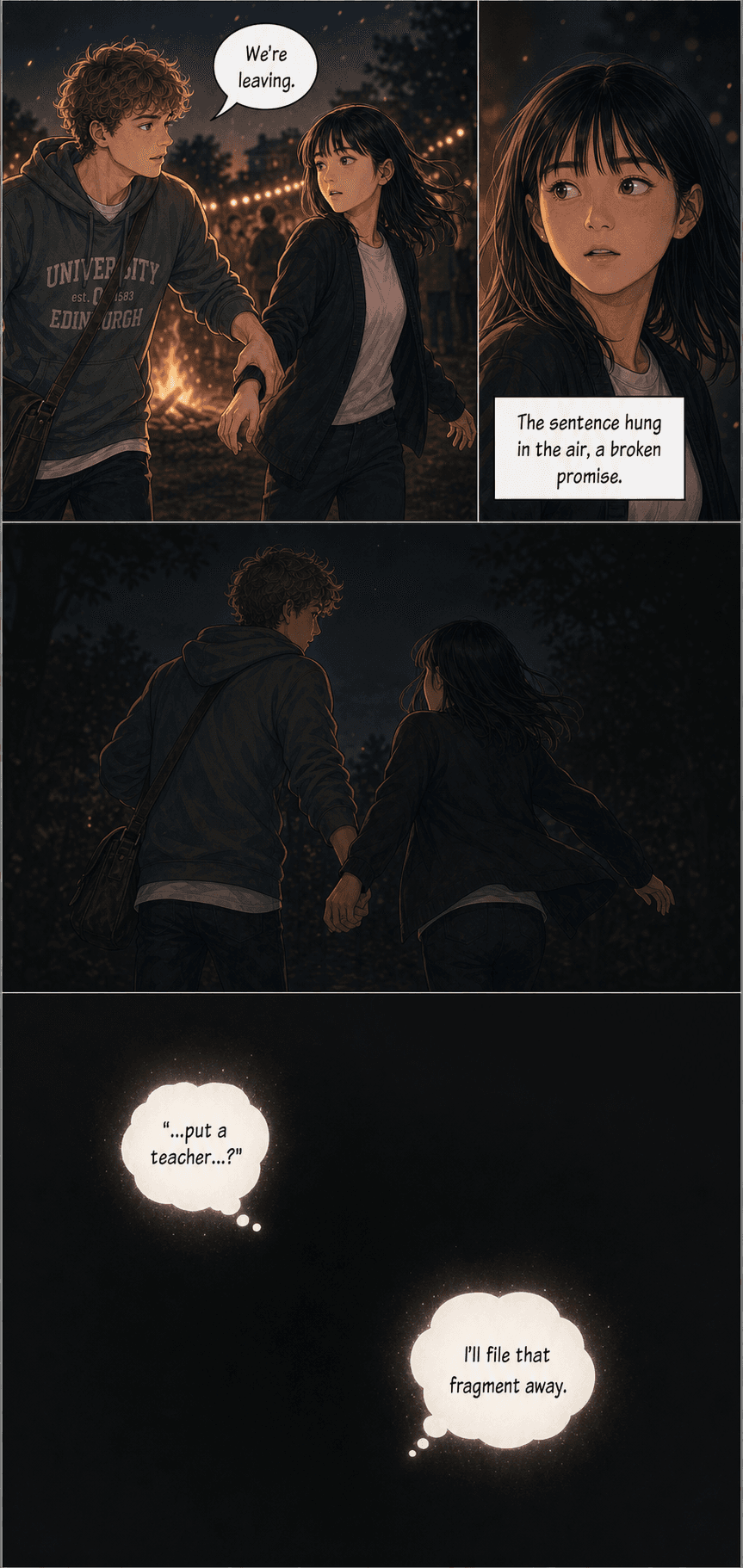 Rule Three, page 2 of 8, Romance Webtoon style