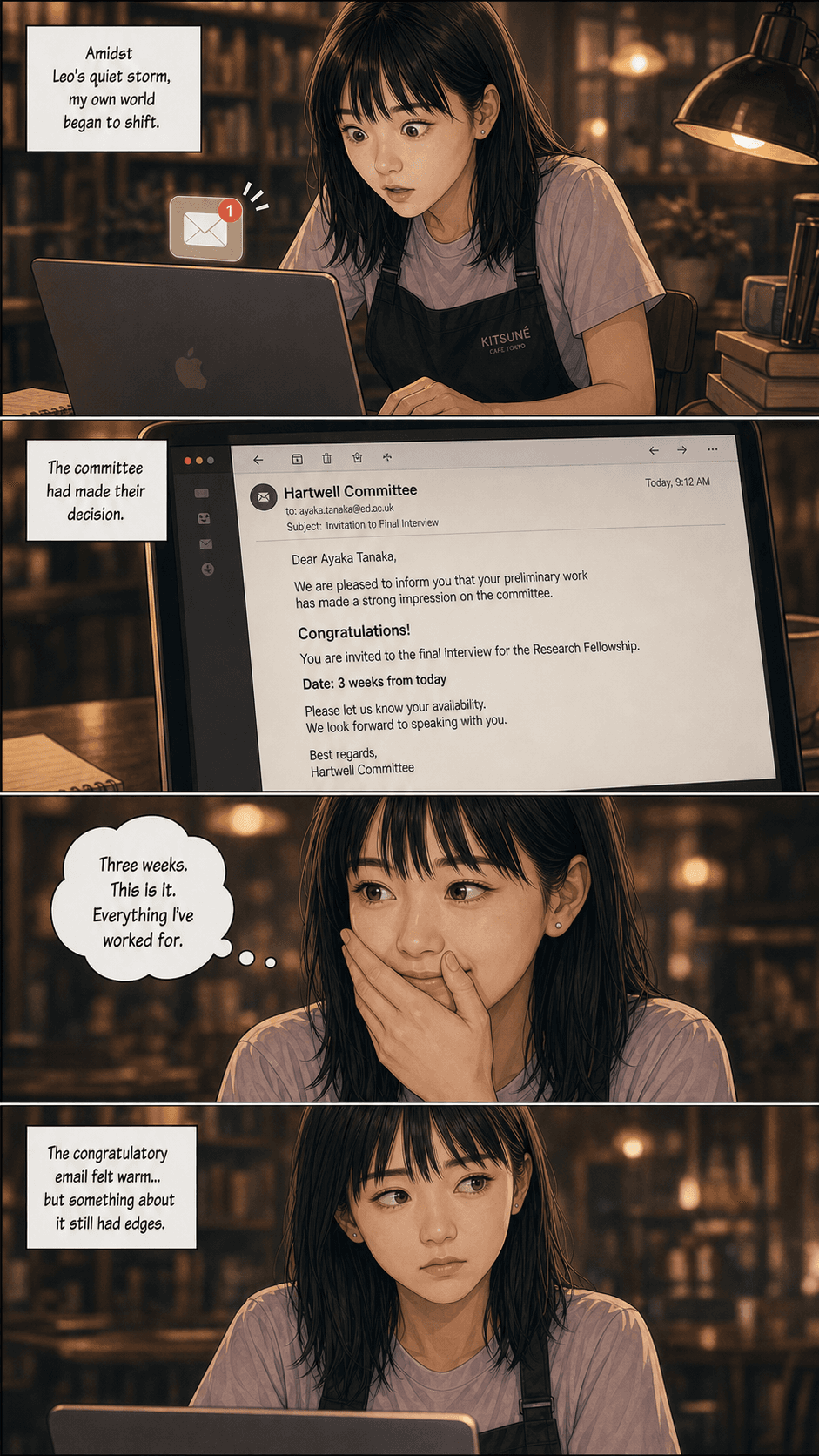 Rule Four, page 3 of 8, Romance Webtoon style