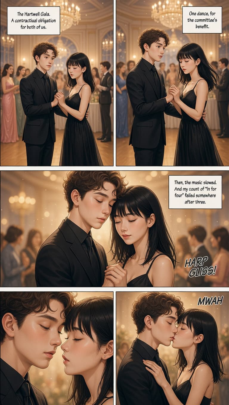 Rule Four, page 4 of 8, Romance Webtoon style