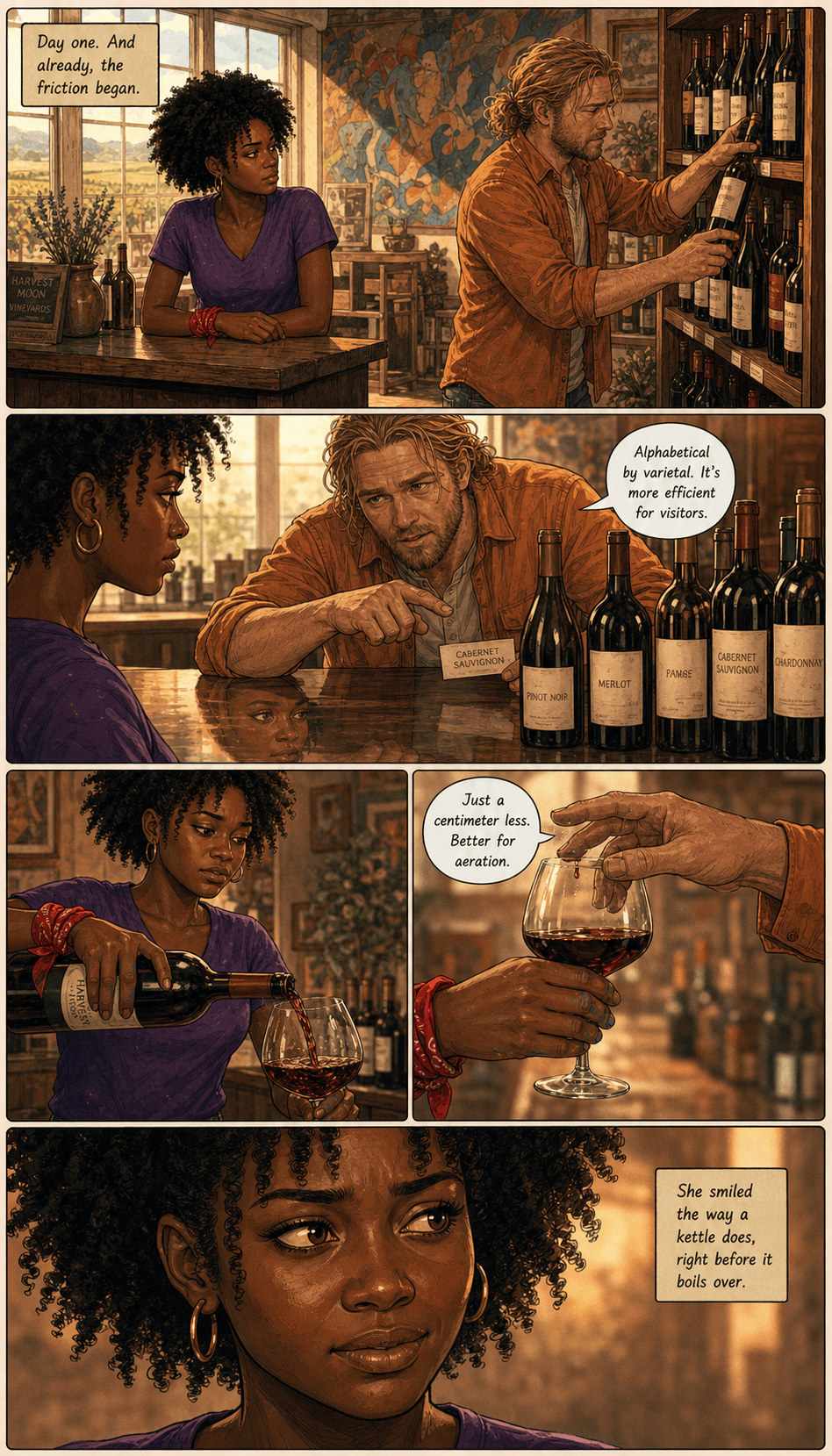 Frost Candles, page 4 of 9, Love Story style