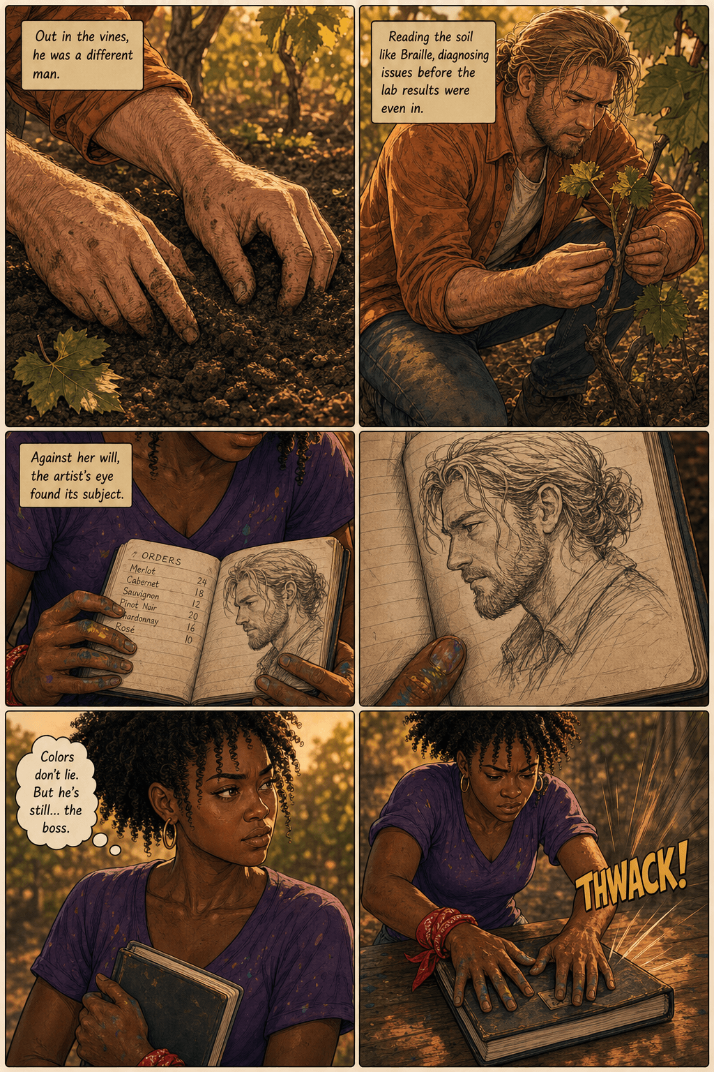 Frost Candles, page 5 of 9, Love Story style