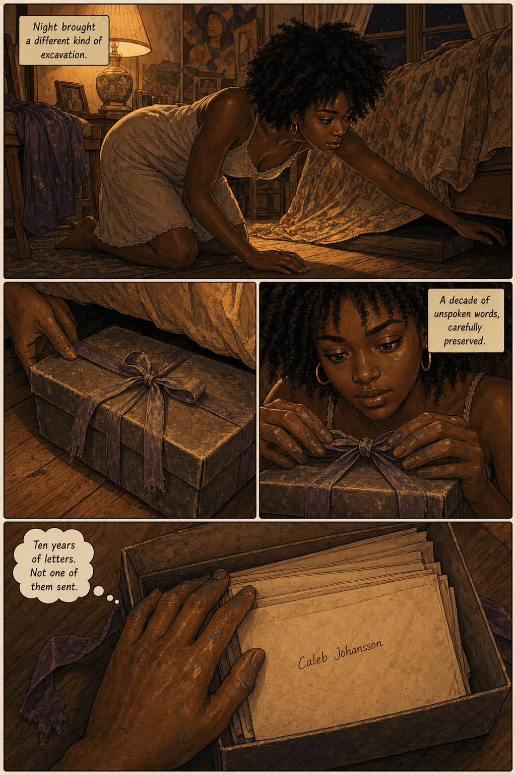 Frost Candles, page 6 of 9, Love Story style
