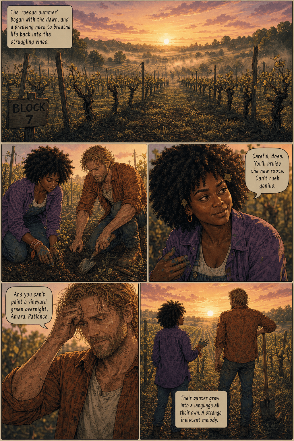 The Ridge Cabin, page 2 of 8, Love Story style