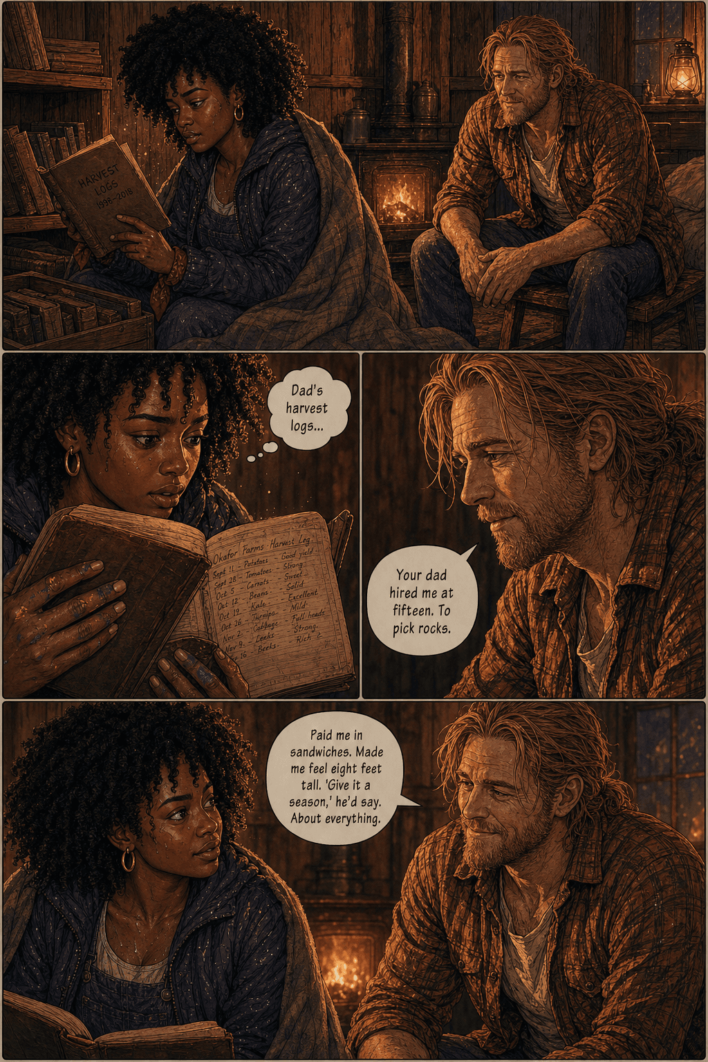 The Ridge Cabin, page 6 of 8, Love Story style