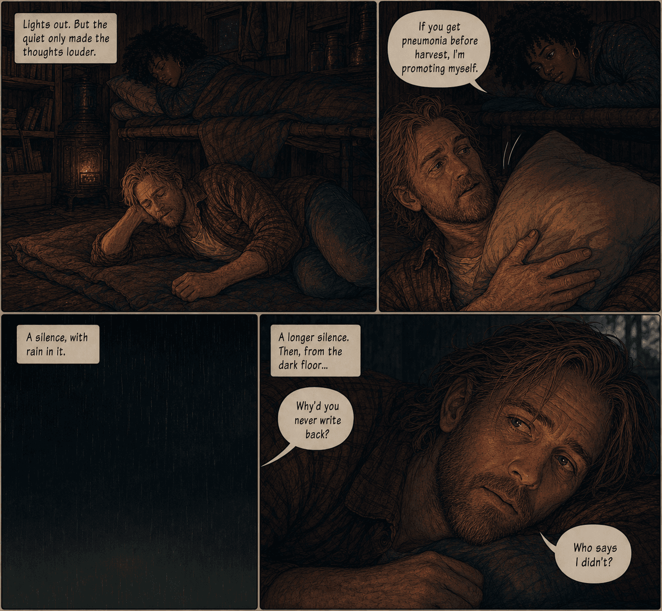 The Ridge Cabin, page 7 of 8, Love Story style