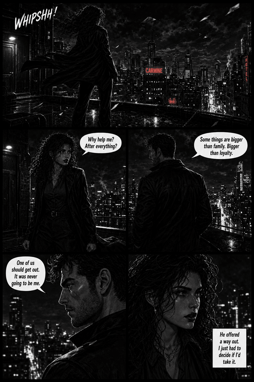 Run Smart, page 2 of 8, Crimson Noir style