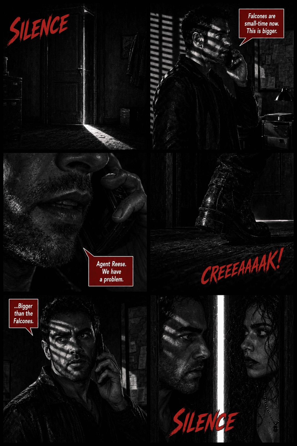 Run Smart, page 8 of 8, Crimson Noir style