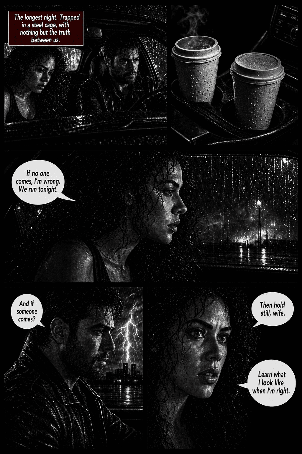 The Cannery Trap, page 7 of 8, Crimson Noir style