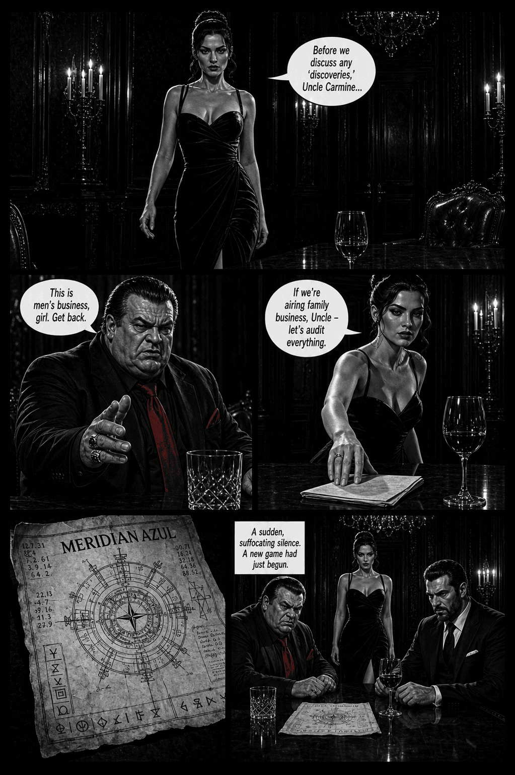Going Somewhere?, page 2 of 9, Crimson Noir style