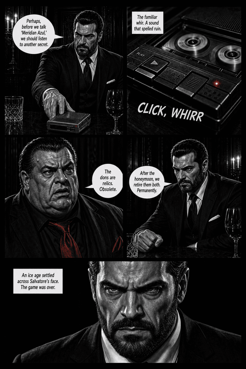 Going Somewhere?, page 3 of 9, Crimson Noir style