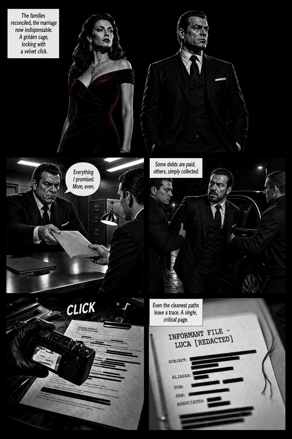 Going Somewhere?, page 5 of 9, Crimson Noir style