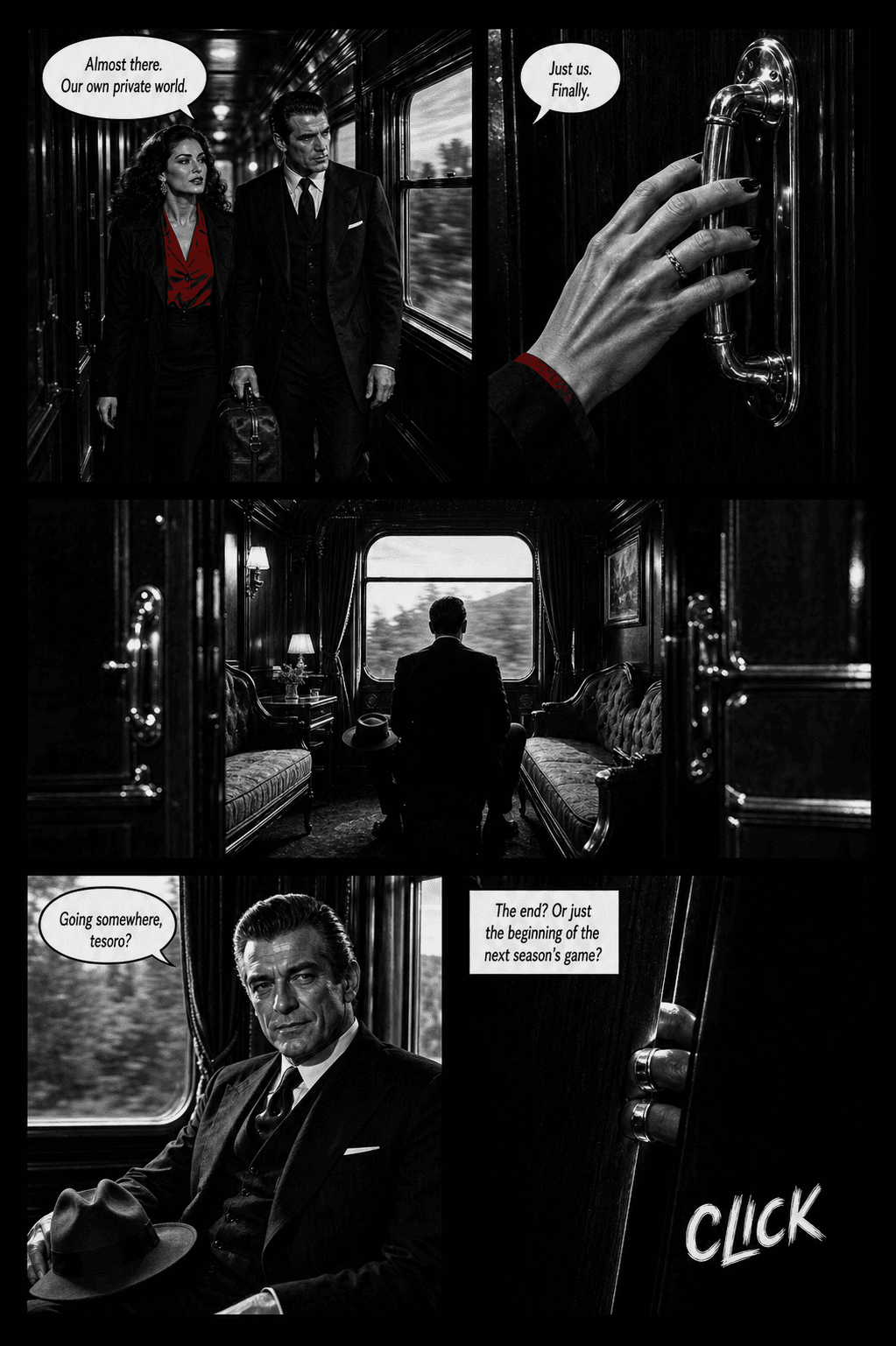 Going Somewhere?, page 9 of 9, Crimson Noir style