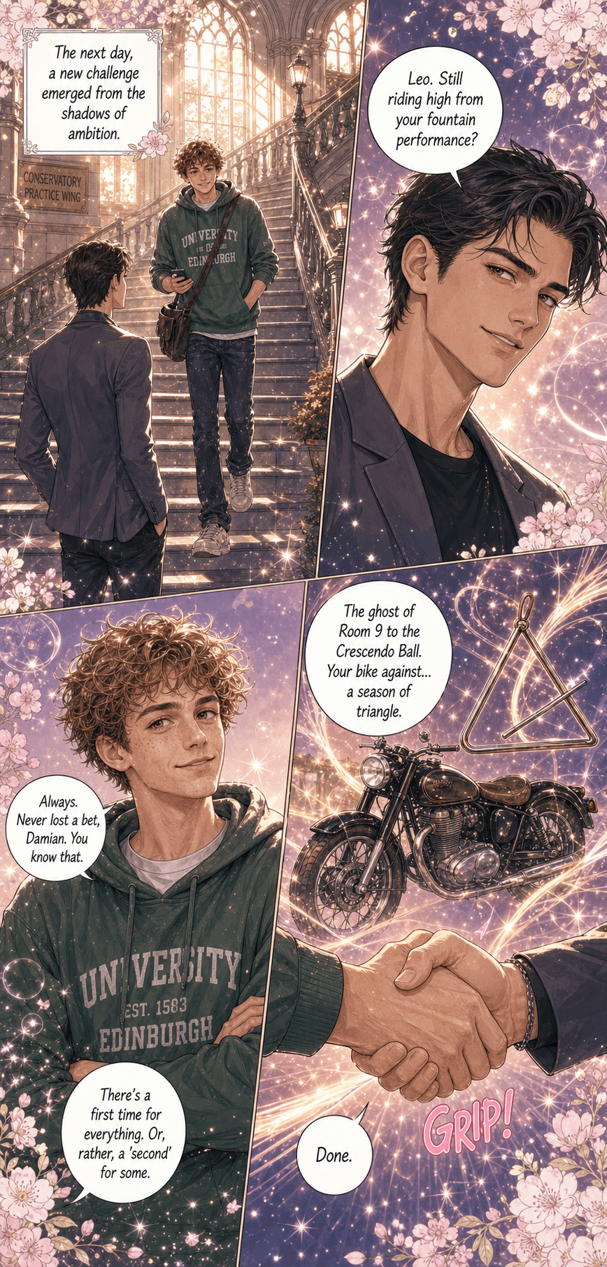The Ghost of Room 9, page 2 of 9, Shojo style