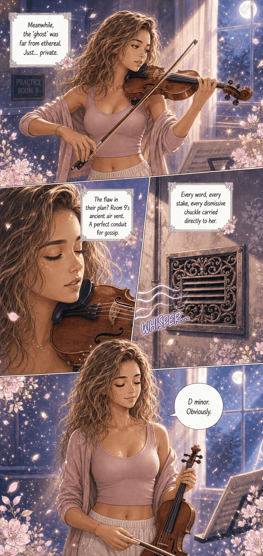 The Ghost of Room 9, page 3 of 9, Shojo style