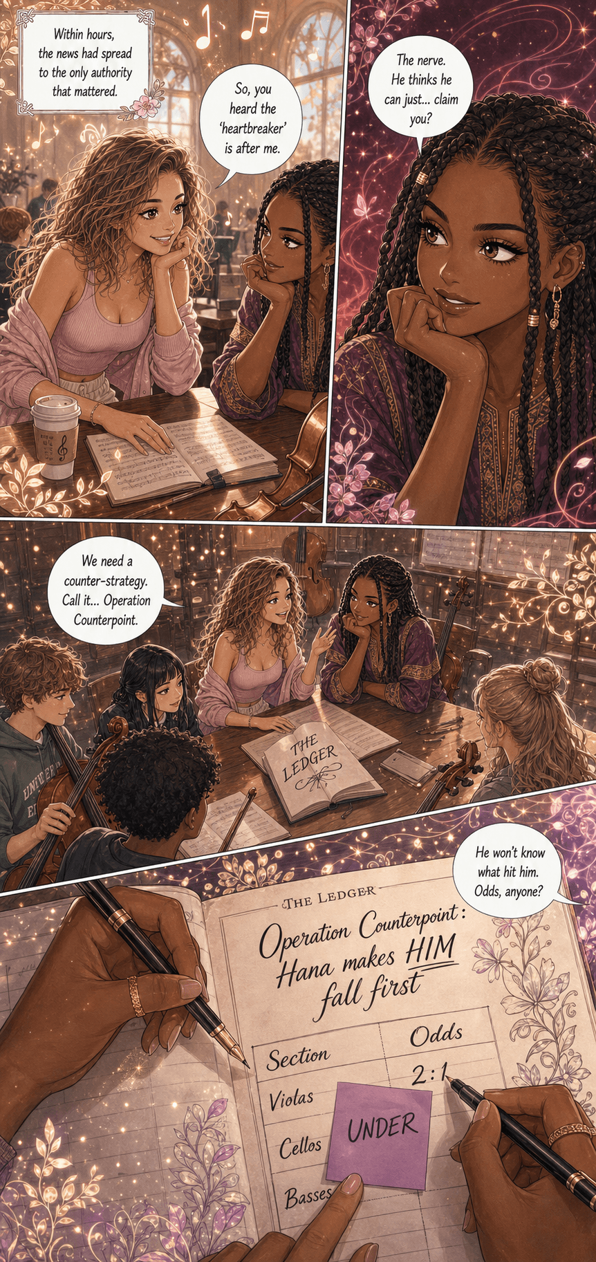 The Ghost of Room 9, page 4 of 9, Shojo style