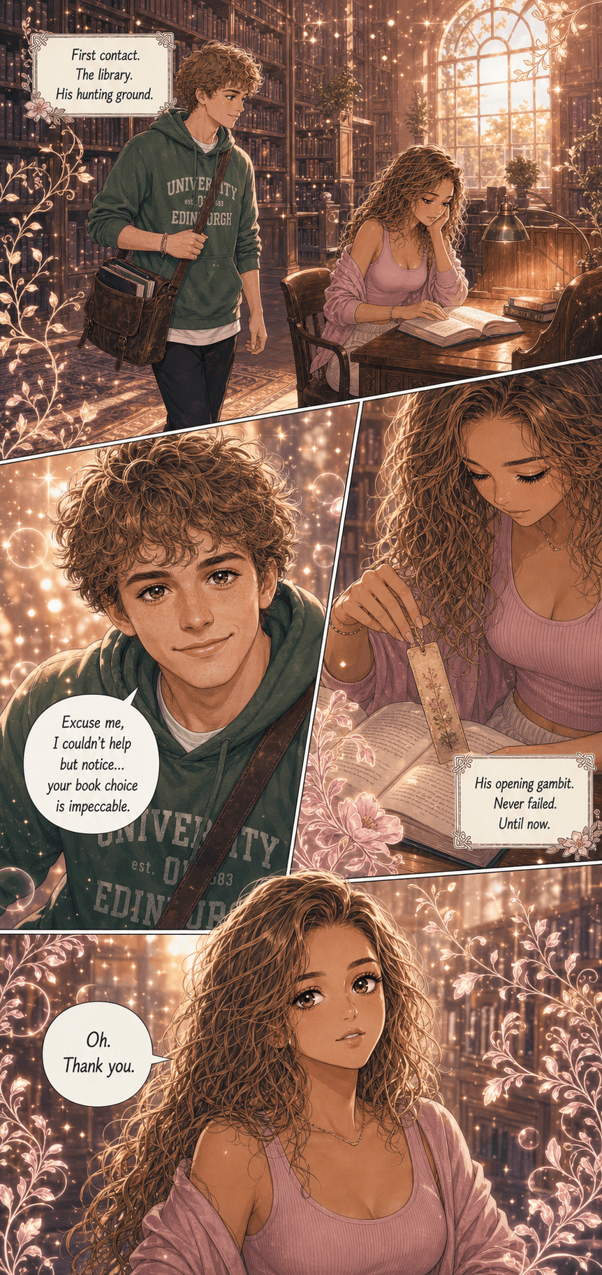 The Ghost of Room 9, page 5 of 9, Shojo style
