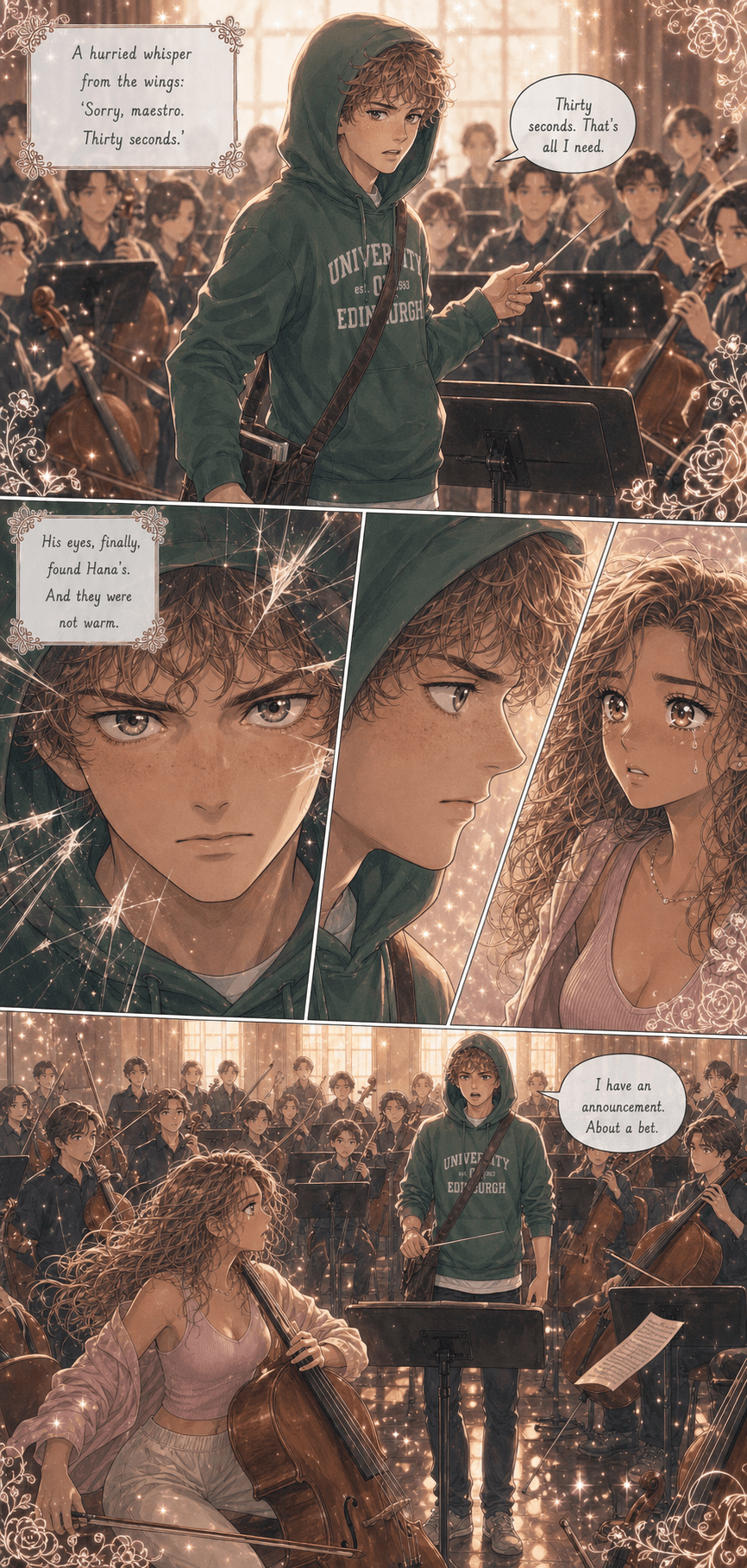 The Podium, page 8 of 8, Shojo style