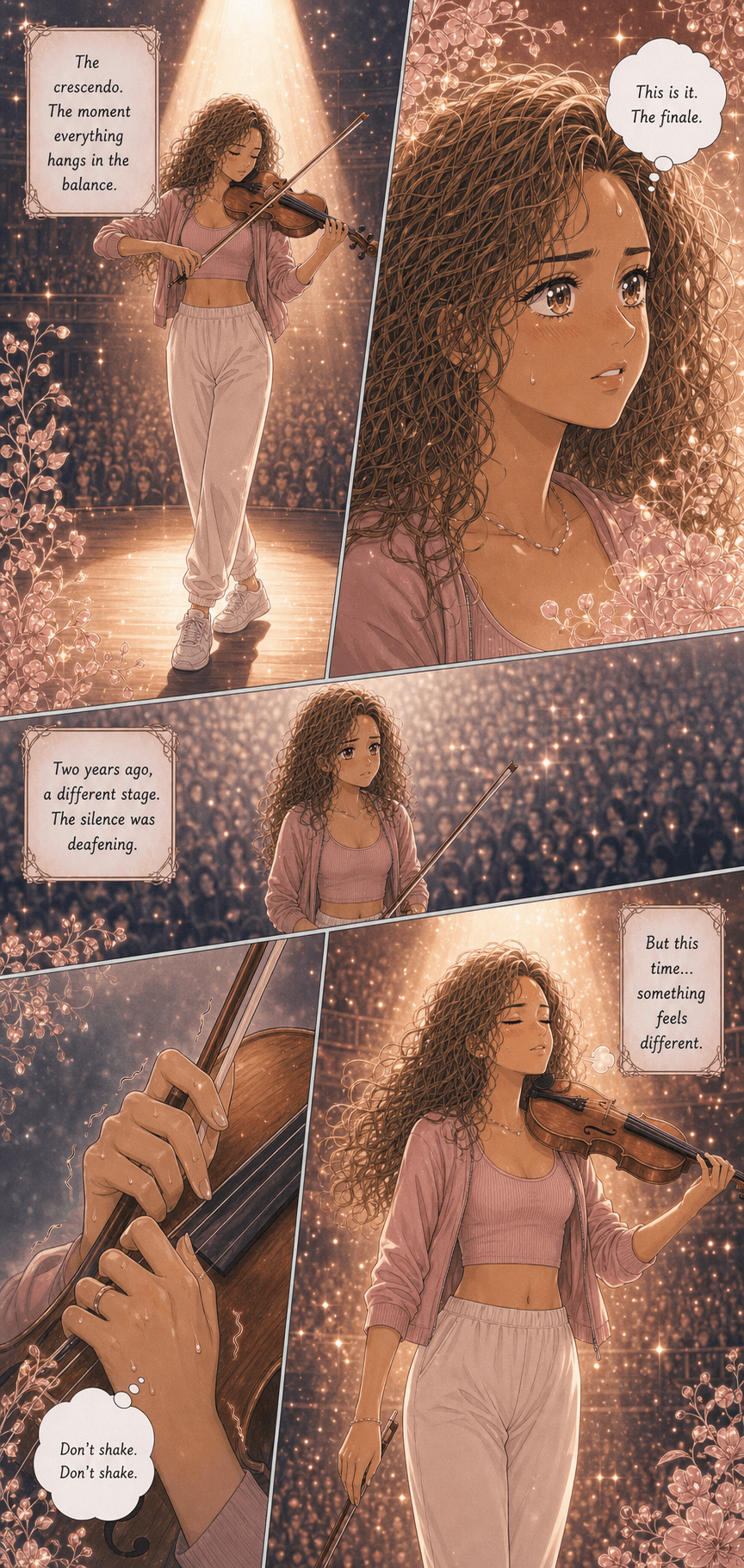 Crescendo, page 1 of 9, Shojo style