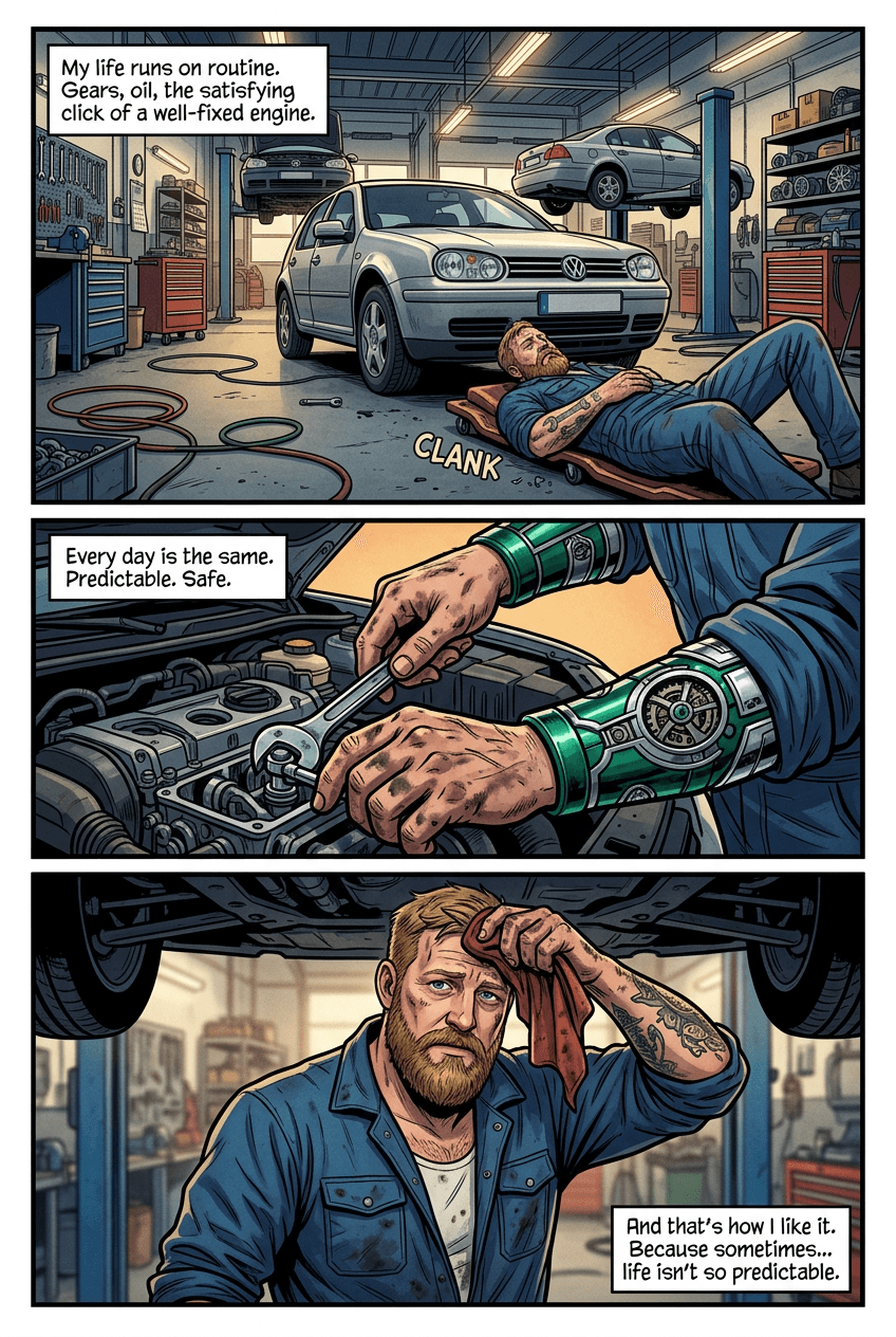 Nine Seconds, page 1 of 5, Superhero style