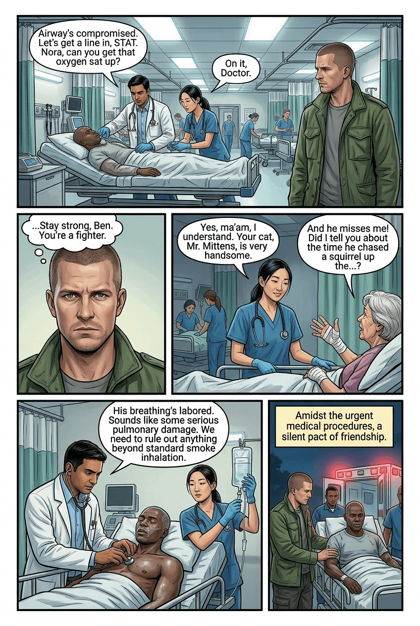 The Longest Night Shift, page 2 of 5, Slice of Life style