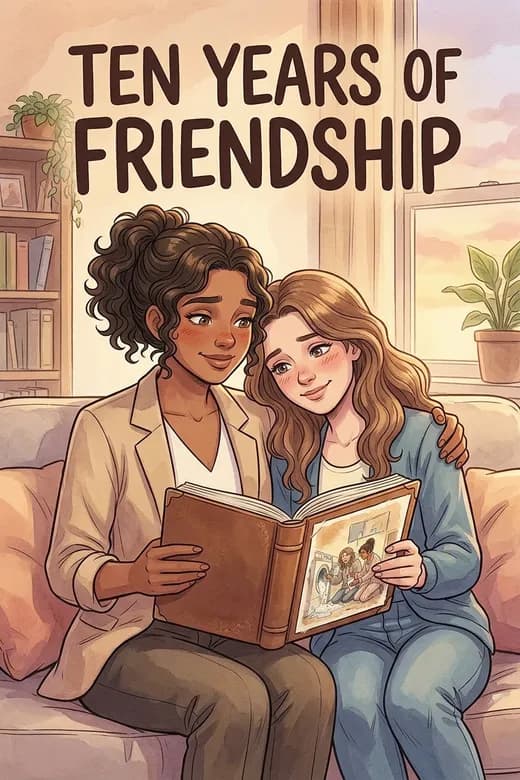 A comic cover about a long friendship