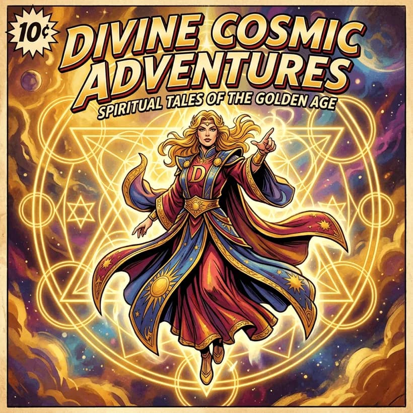 Golden Spirit art style, example generated with Comikaze