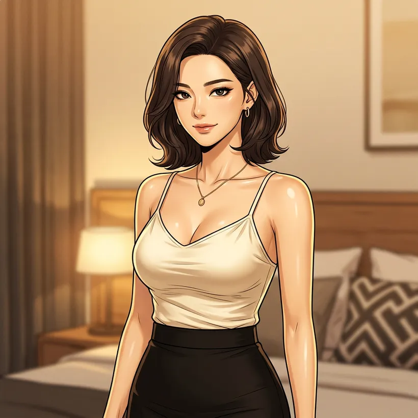 Honeytoon art style, example generated with Comikaze