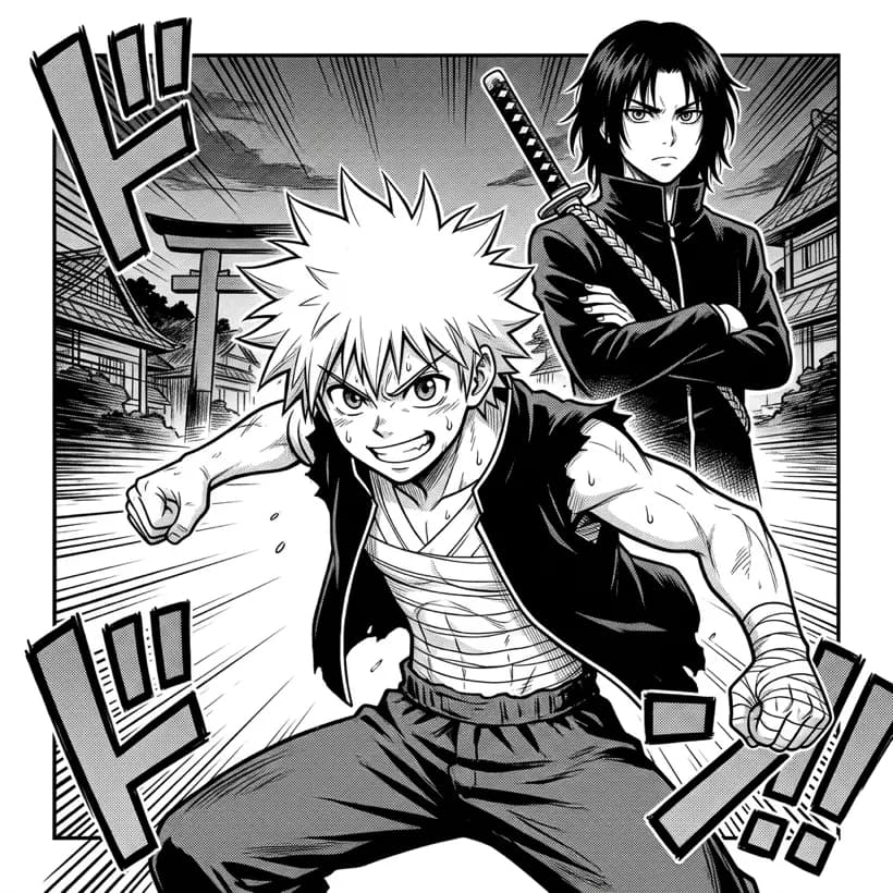Manga style example
