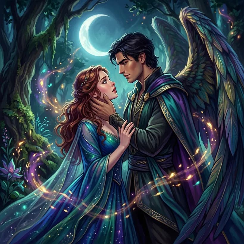 Romantasy art style, example generated with Comikaze