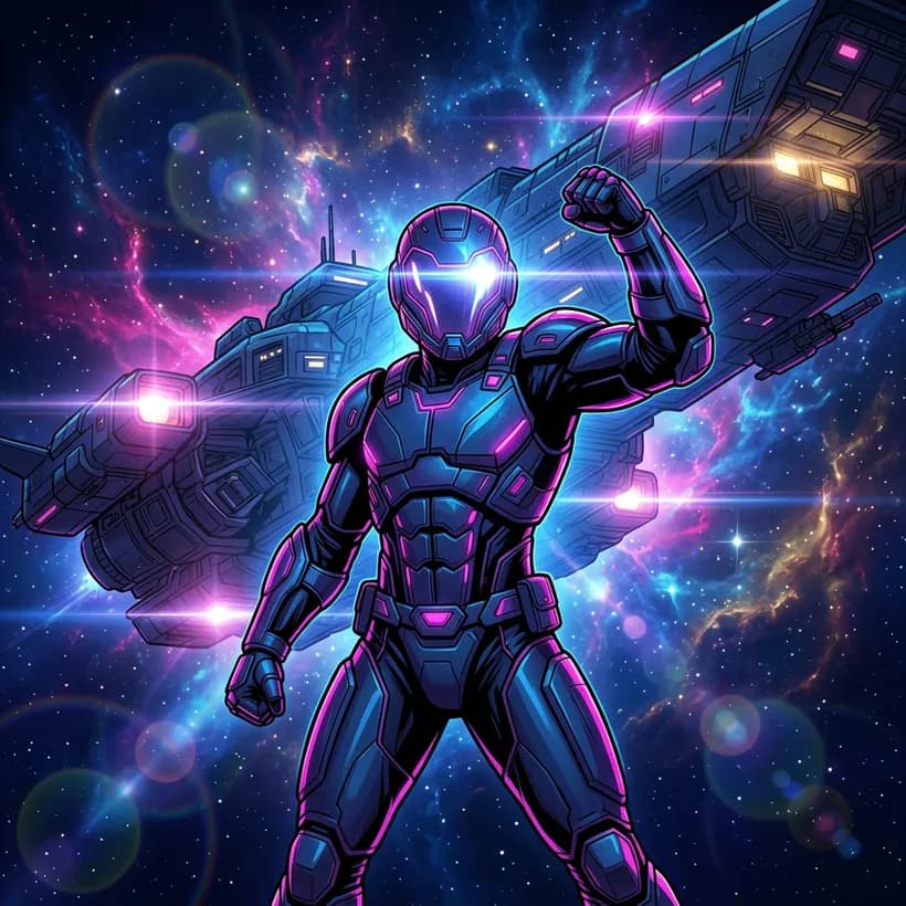 Sci-Fi Space Opera style example