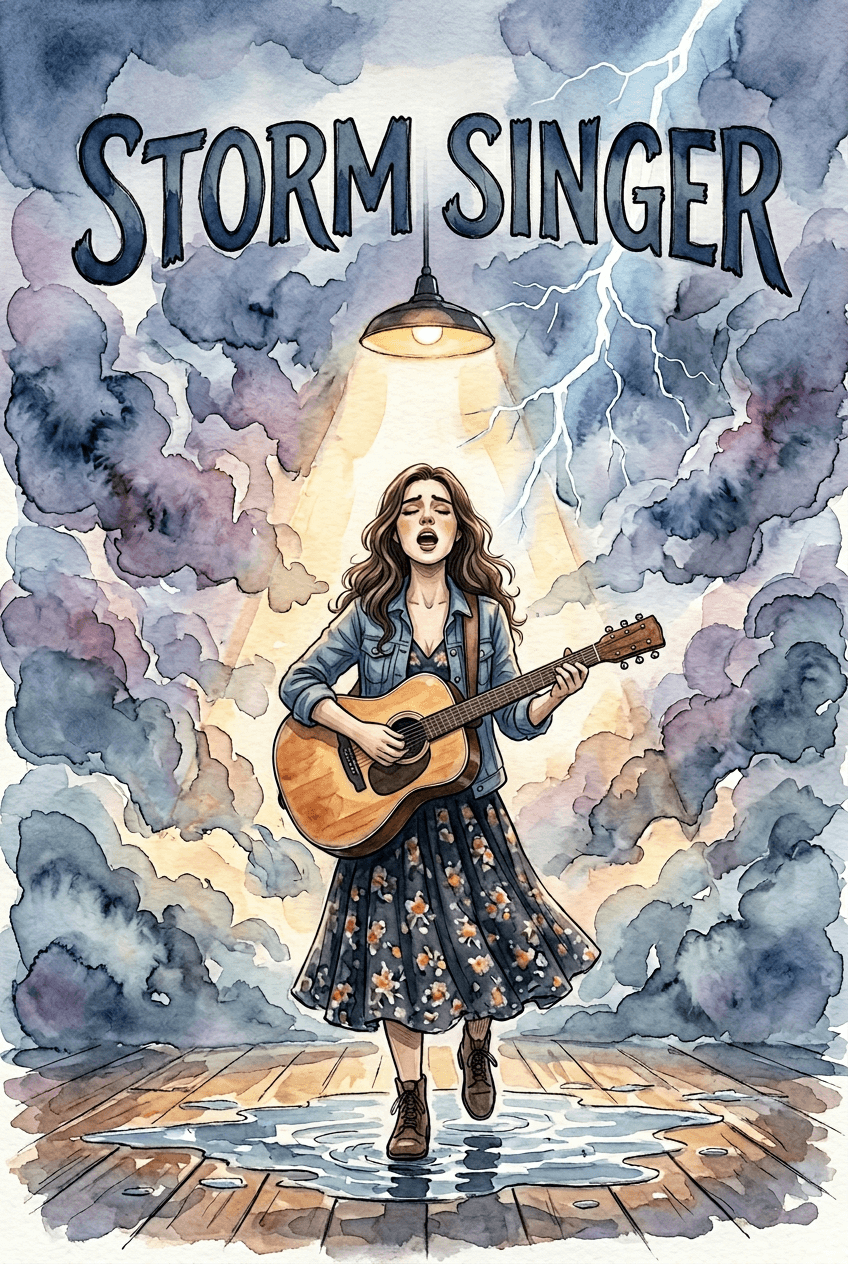 The Storm Singer, a 5-page comic made with Comikaze