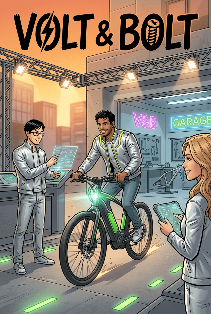 Volt & Bolt, a 5-page comic made with Comikaze