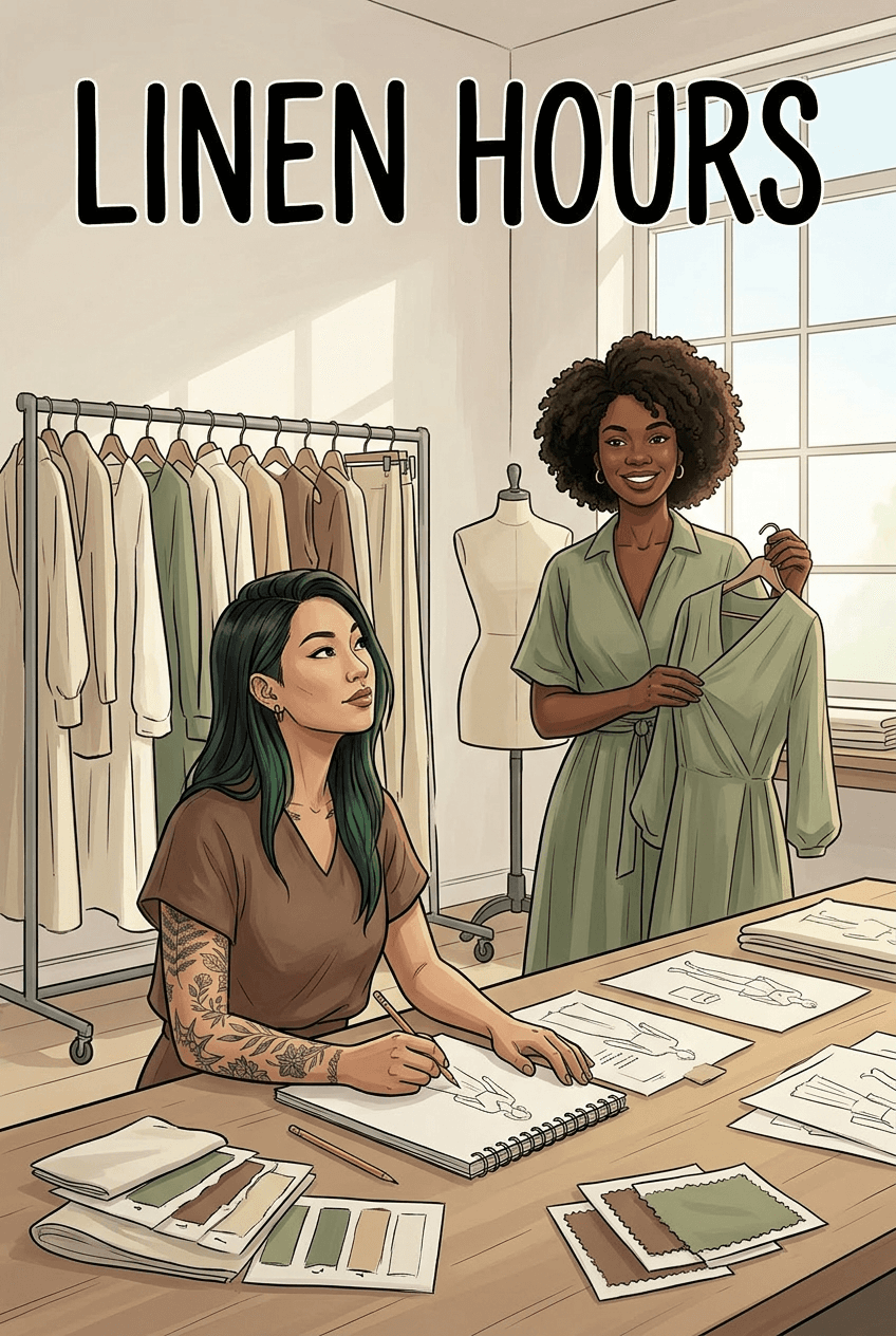 Linen Hours, a 5-page comic made with Comikaze