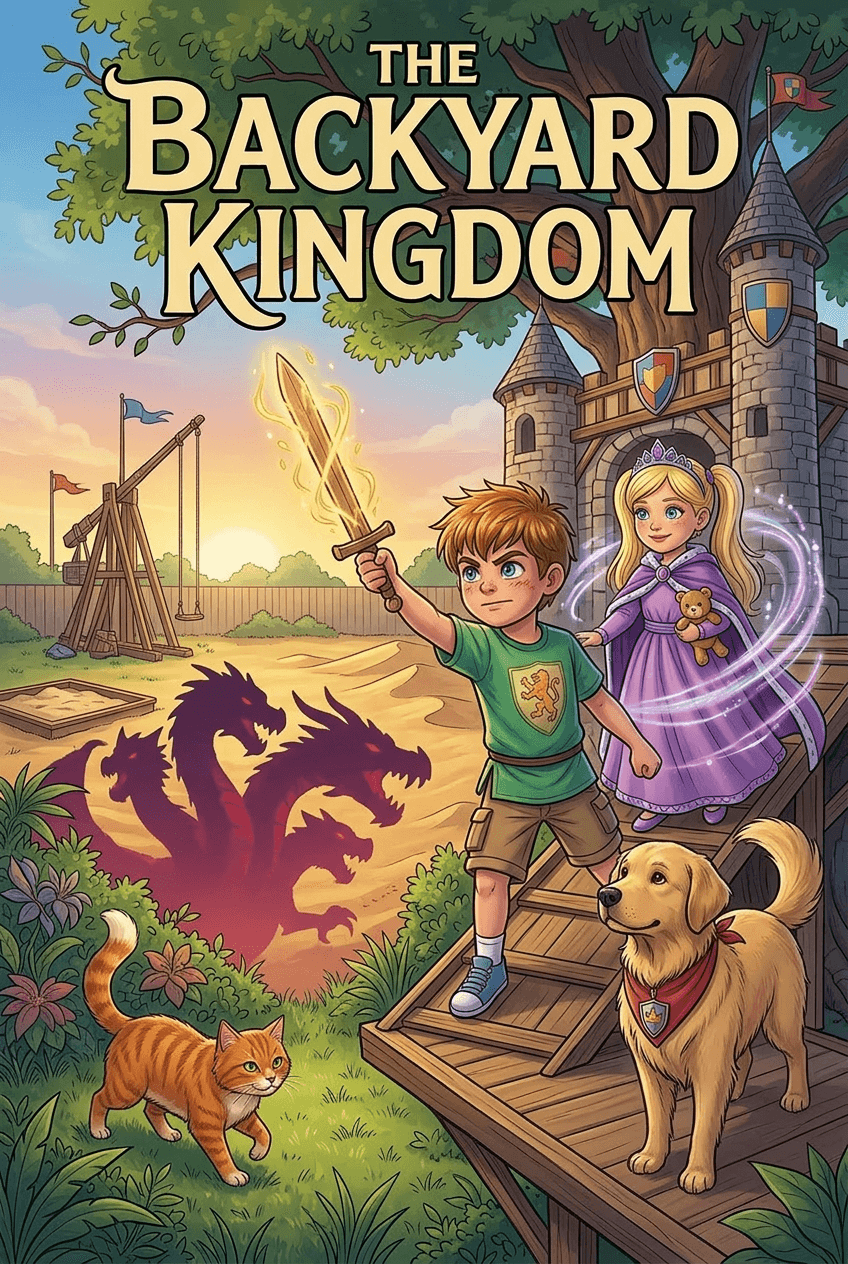 The Backyard Kingdom, a 5-page comic made with Comikaze