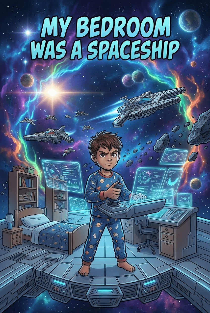 My Bedroom Was a Spaceship, a 5-page comic made with Comikaze