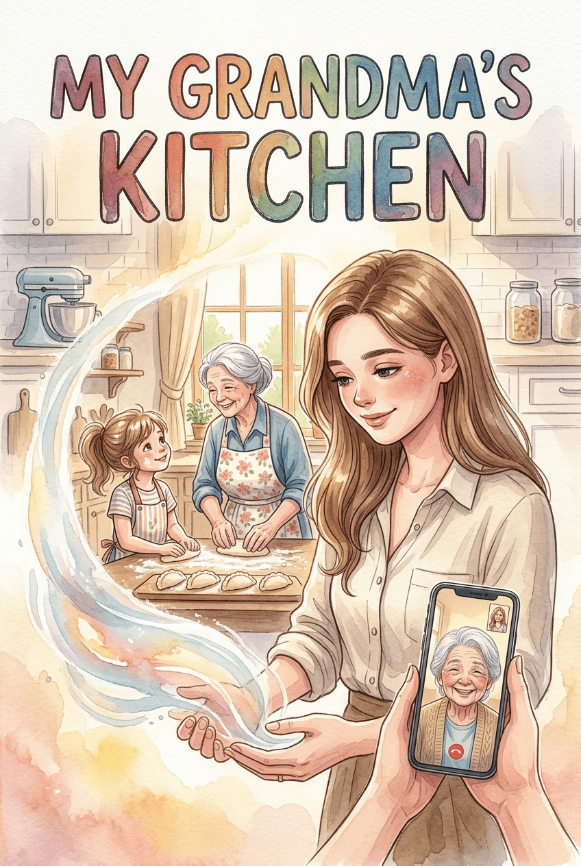 My Grandma's Kitchen, a 5-page comic made with Comikaze