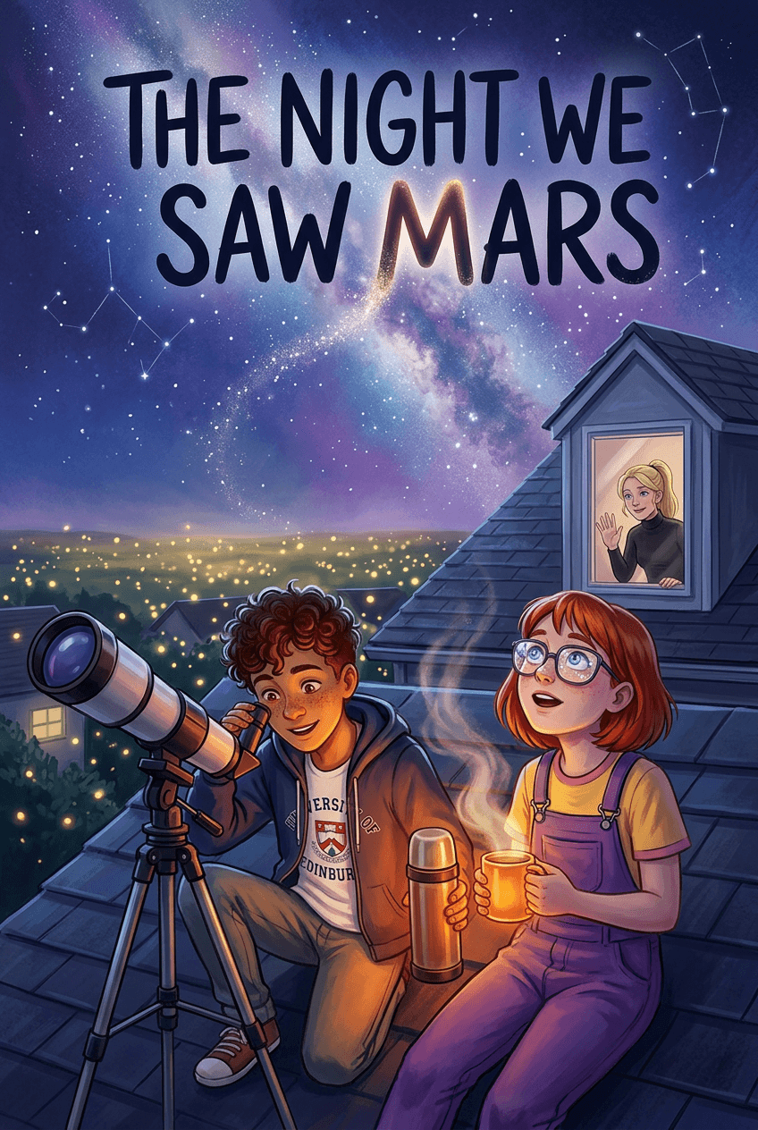 The Night We Saw Mars, a 5-page comic made with Comikaze