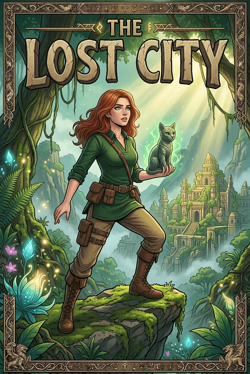 The Lost City, a 5-page comic made with Comikaze