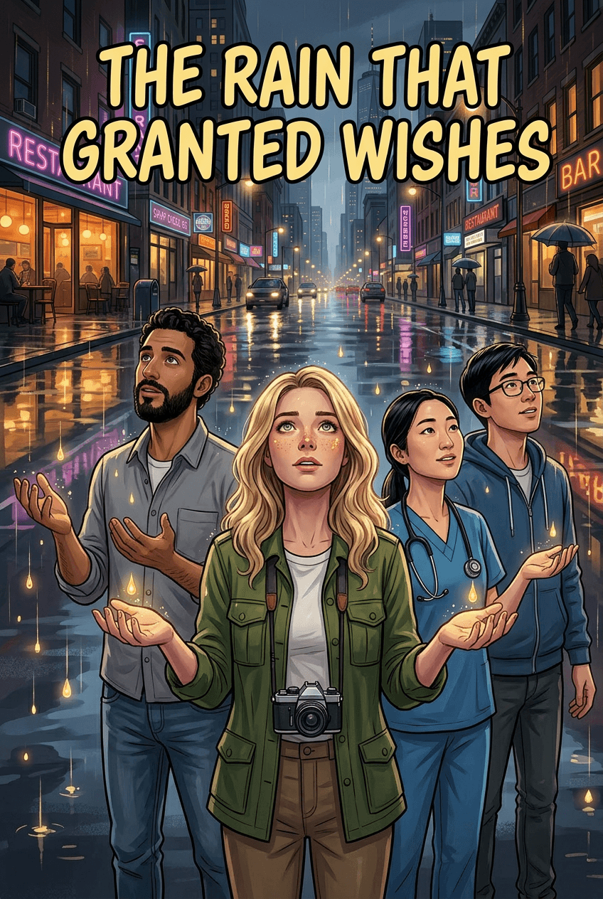 The Rain That Granted Wishes, a 5-page comic made with Comikaze