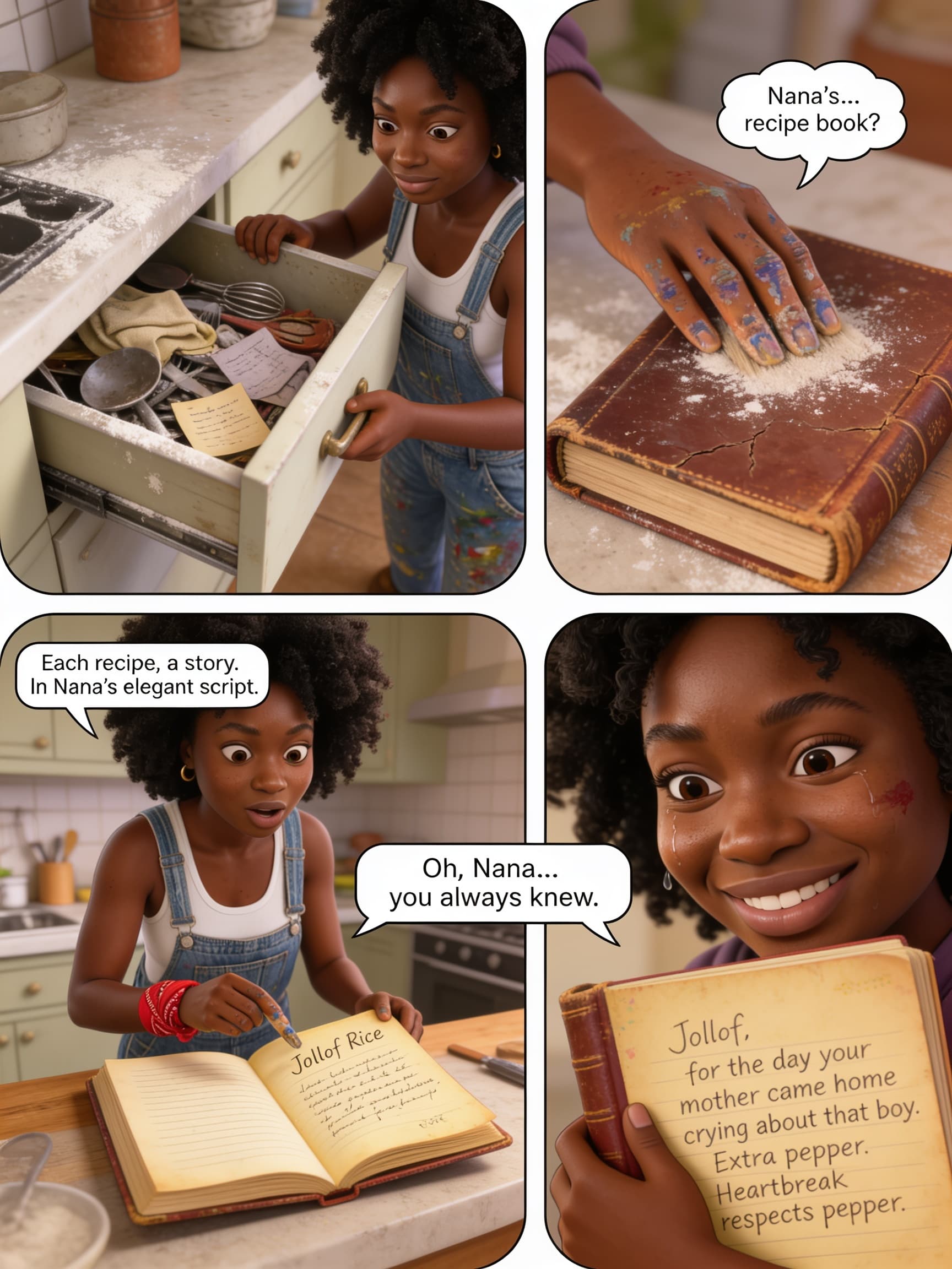 Nana's Recipe Book, page 2 of 10, PIXR style