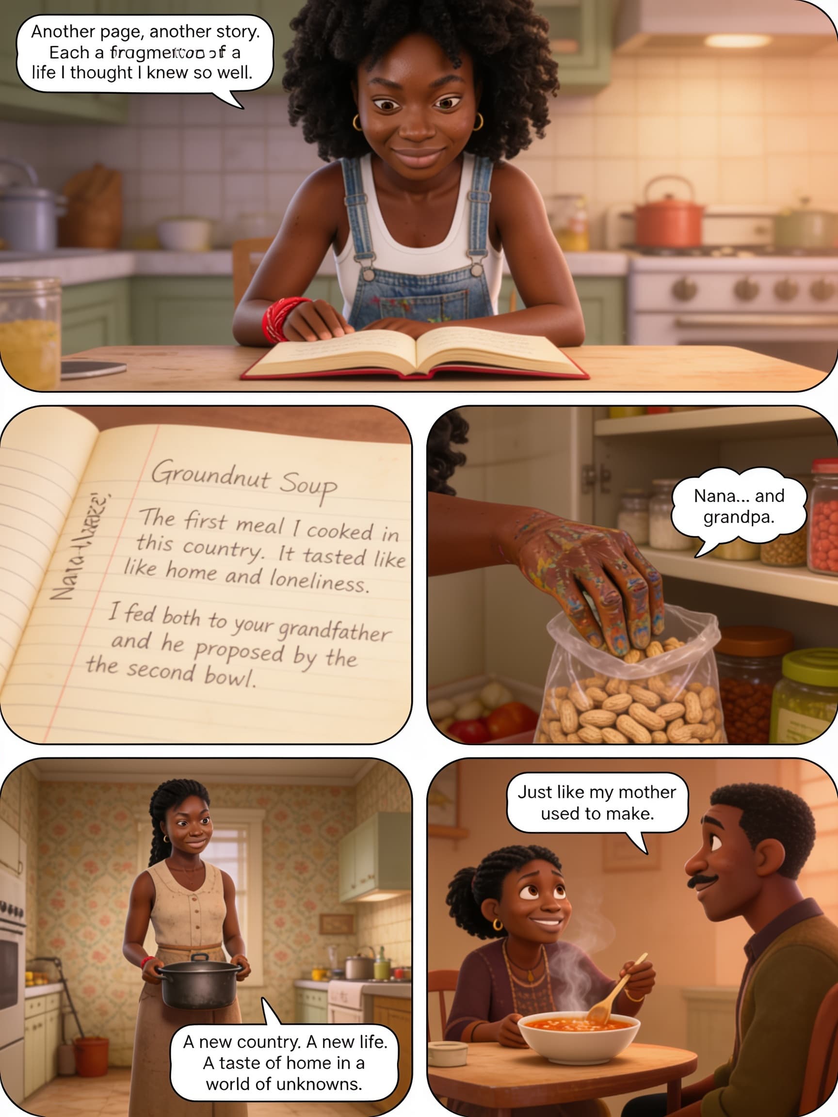 Nana's Recipe Book, page 4 of 10, PIXR style