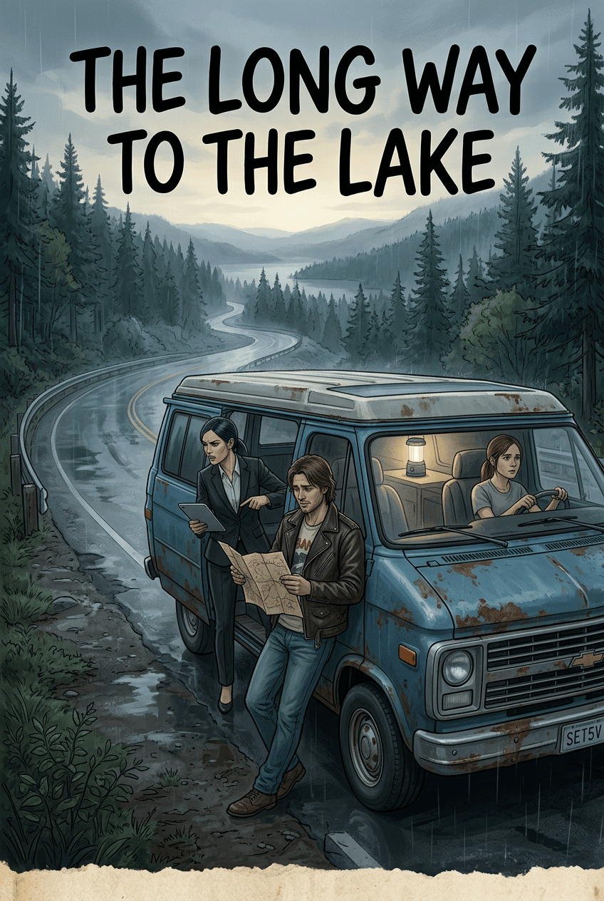 The Long Way to the Lake, a 10-page comic made with Comikaze