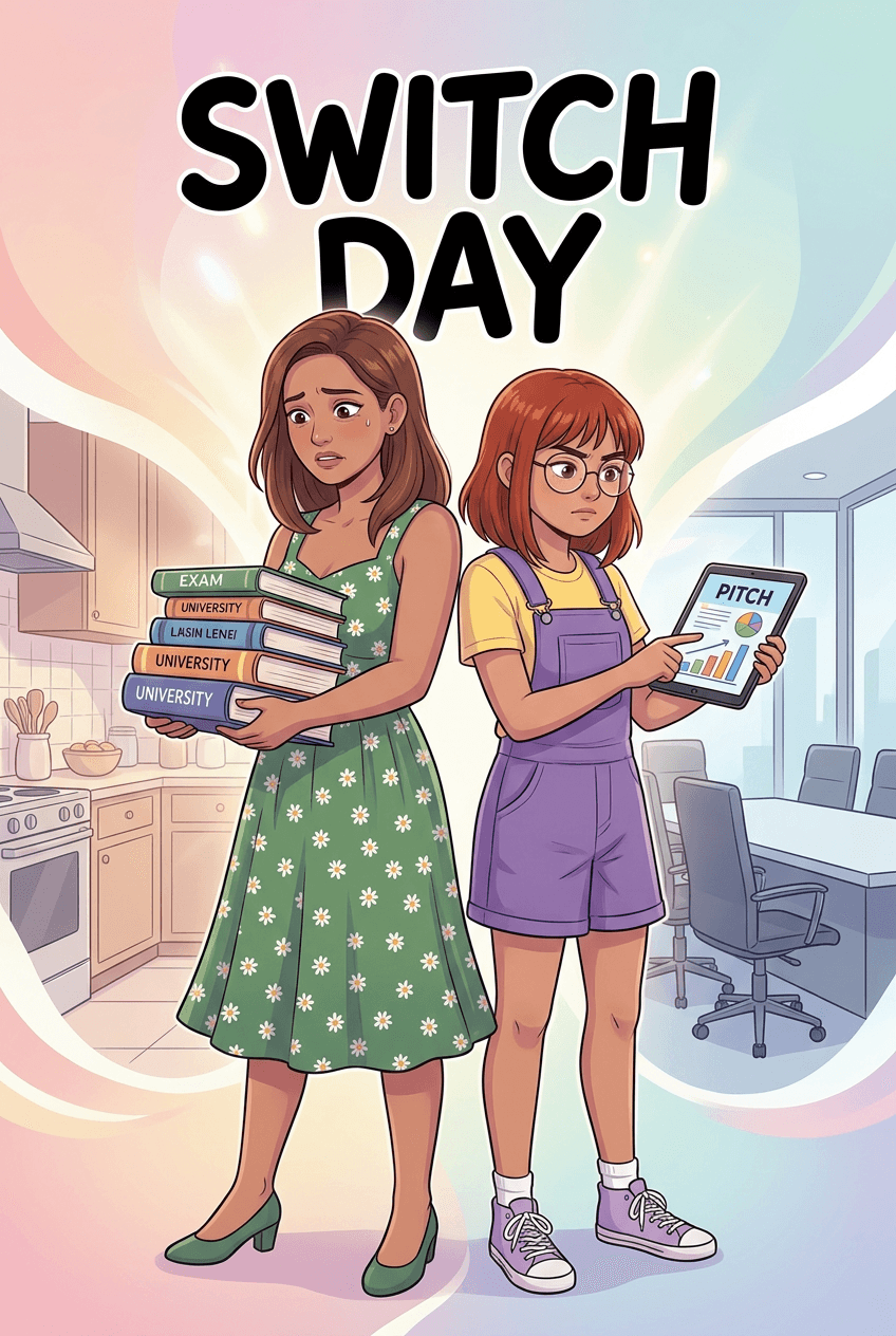 Switch Day, a 10-page comic made with Comikaze