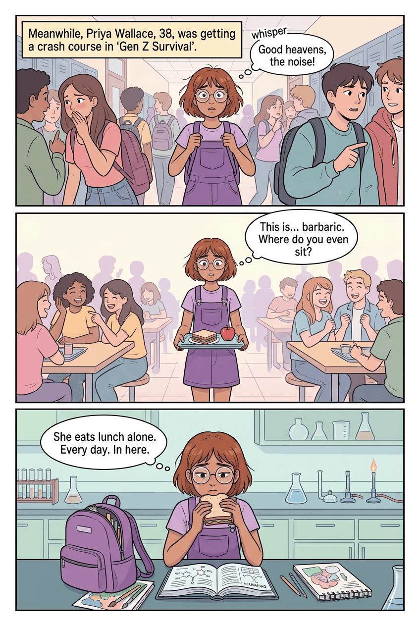 Switch Day, page 5 of 10, Webtoon style