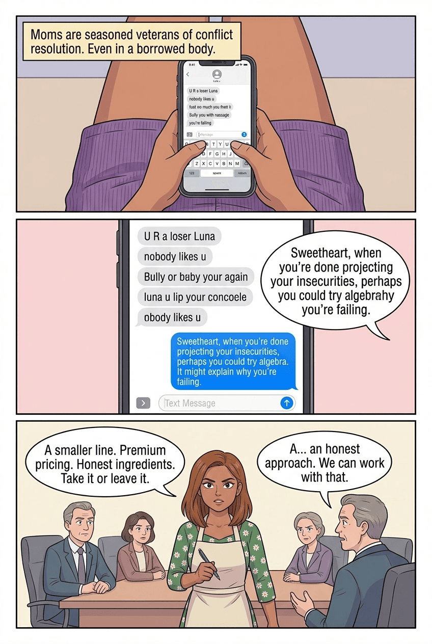 Switch Day, page 7 of 10, Webtoon style