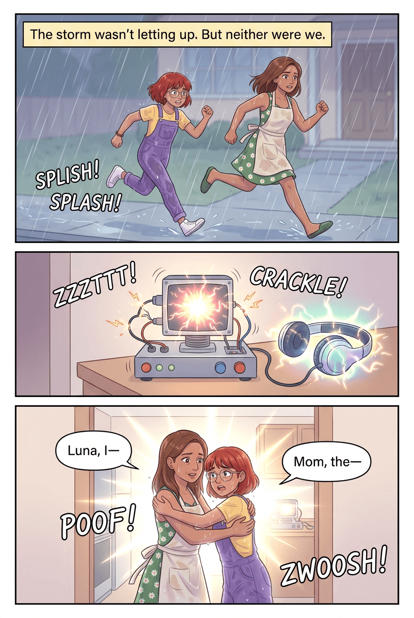 Switch Day, page 8 of 10, Webtoon style
