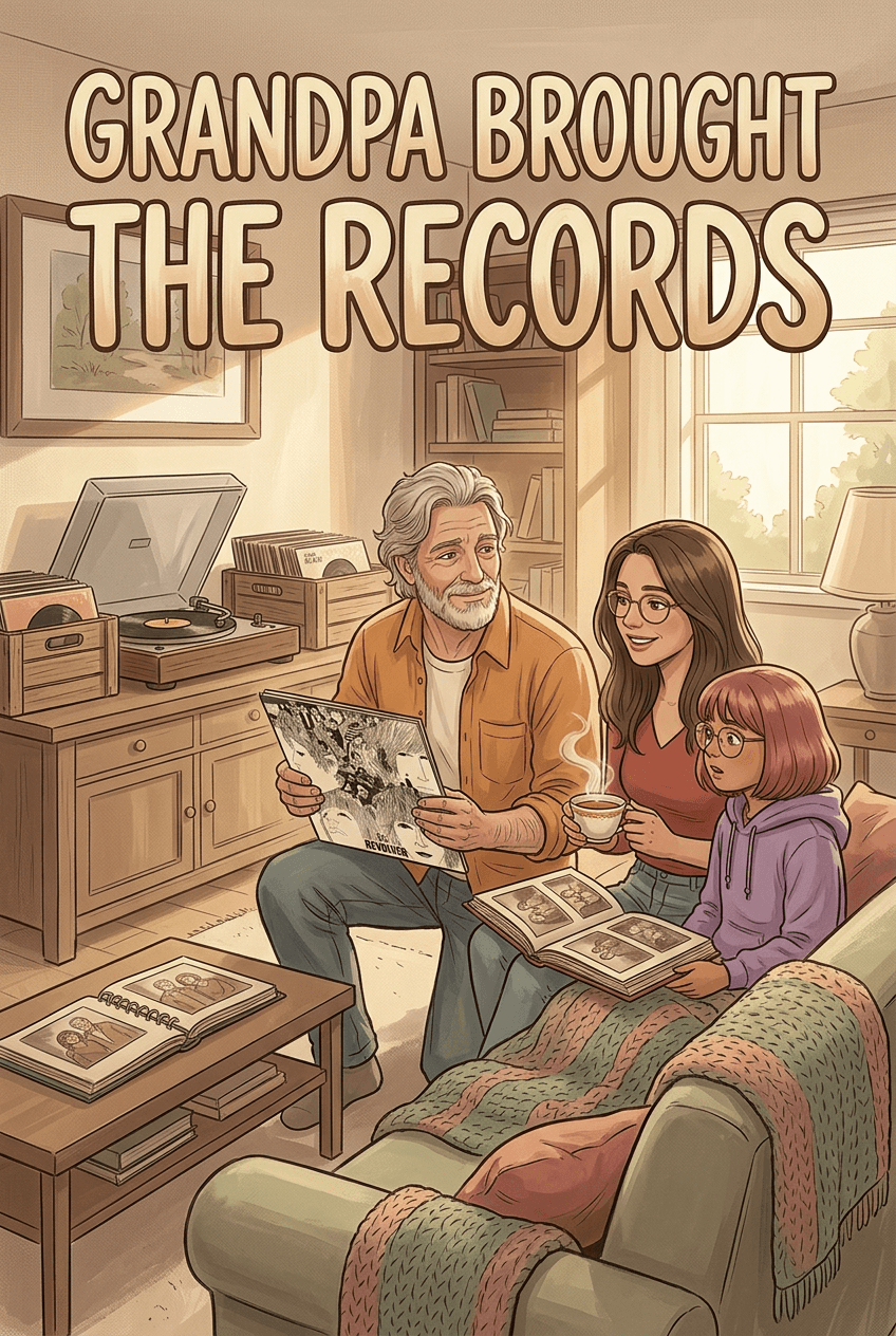 Grandpa Brought the Records, a 5-page comic made with Comikaze