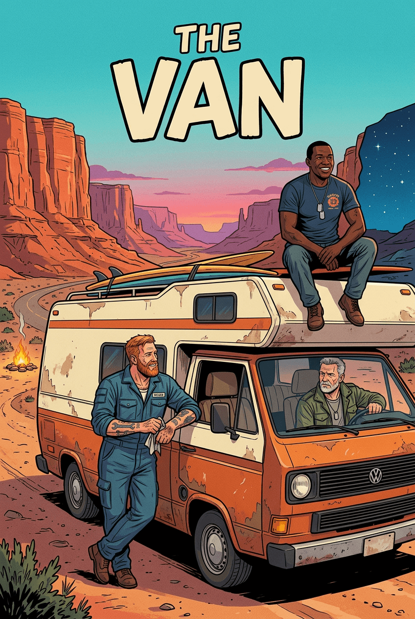 The Van, a 5-page comic made with Comikaze